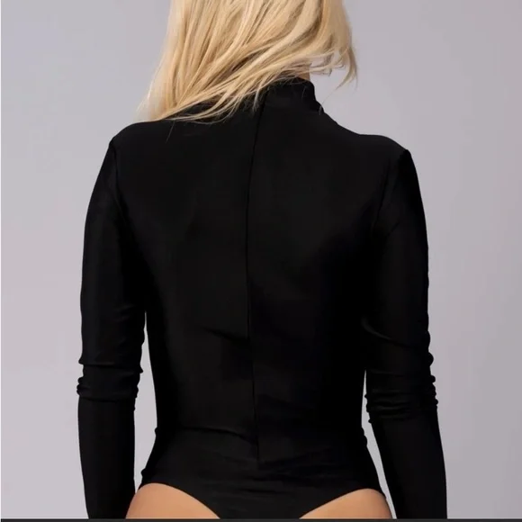 NWT Free People XS Sloane black bodysuit. FIRM PRICE 🛍️ - Picture 4 of 4